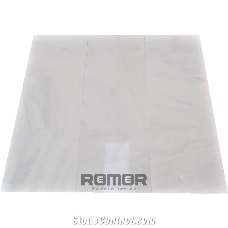 Kemalpasa White Marble Slabs 2-3cm