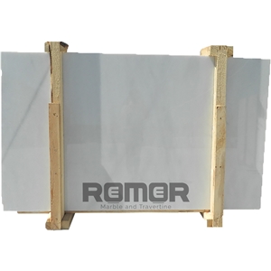 Kemalpasa White Marble Slabs 2-3cm