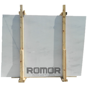 Kemalpasa White Marble Slabs 2-3cm