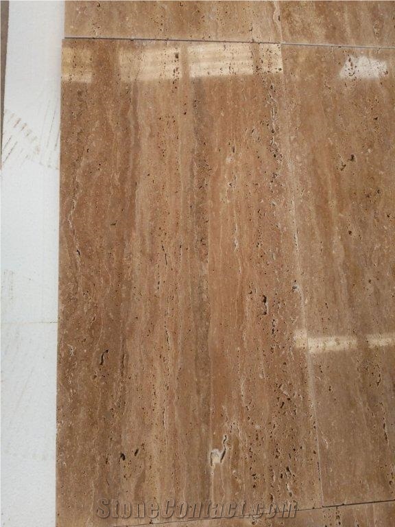 Noce Veincut Travertine Slabs and Tiles