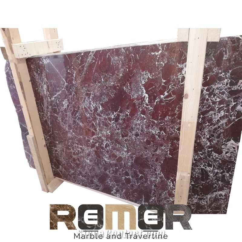 Rosso Levanto Elazig Cherry Marble Tiles and Slabs