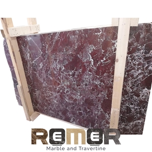 Rosso Levanto Elazig Cherry Marble Tiles and Slabs