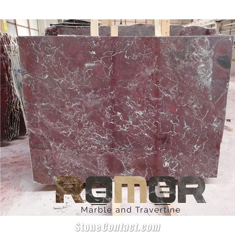 Rosso Levanto Elazig Cherry Marble Tiles and Slabs