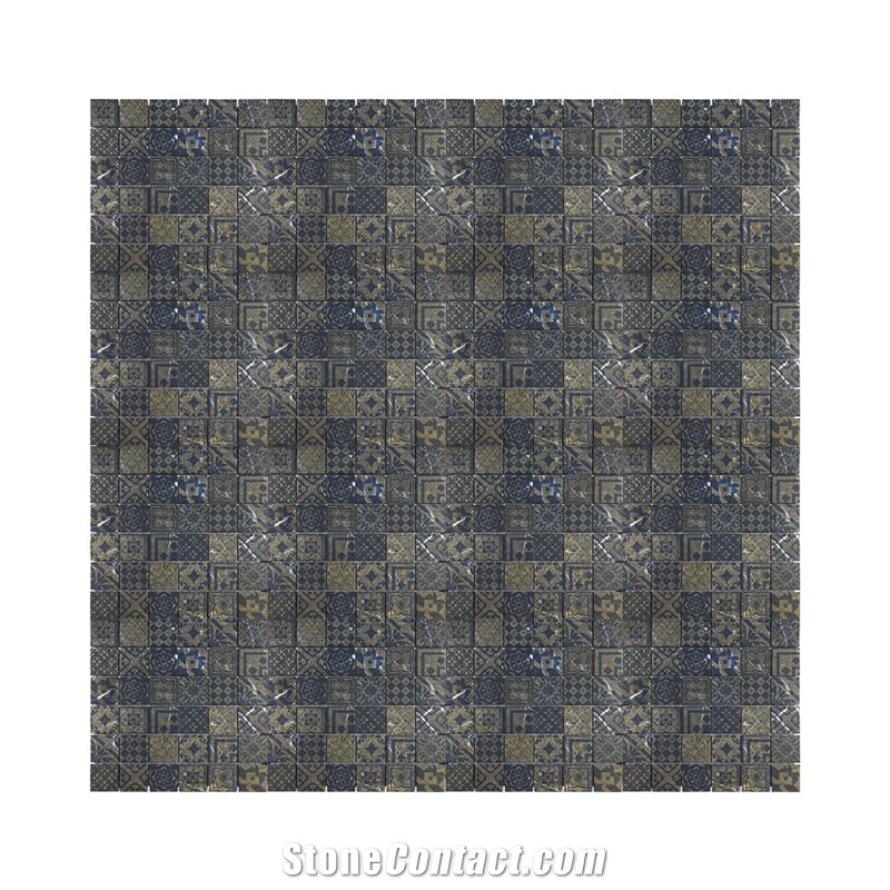 Inkjet Good Picture Marble Stone Mosaic Tiles