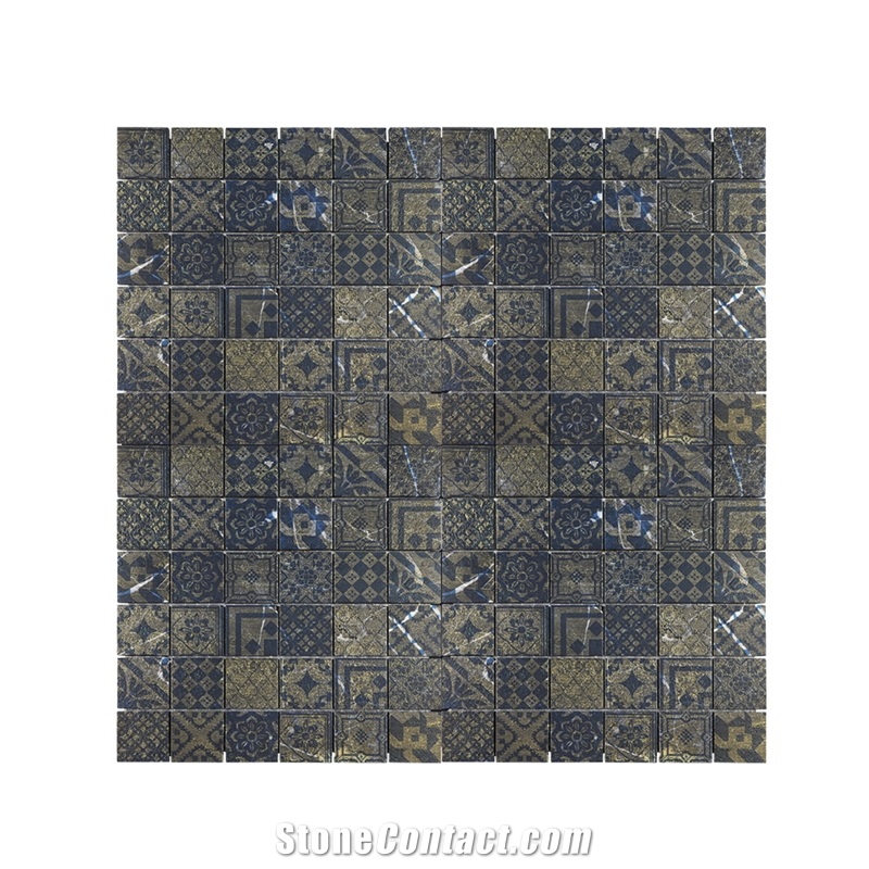 Inkjet Good Picture Marble Stone Mosaic Tiles