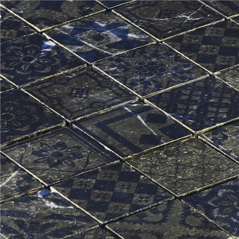Inkjet Good Picture Marble Stone Mosaic Tiles