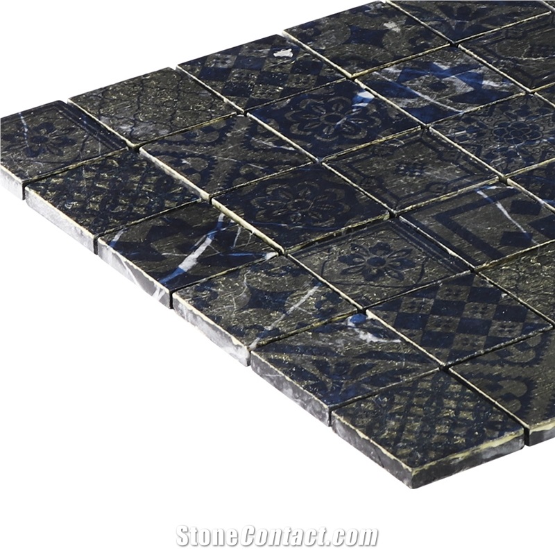 Inkjet Good Picture Marble Stone Mosaic Tiles