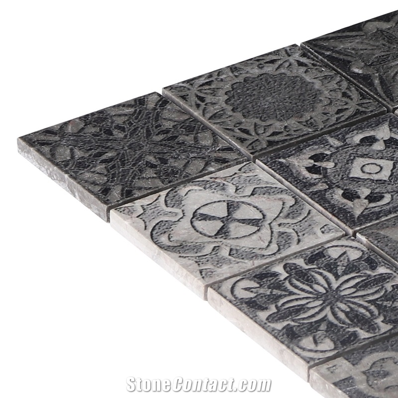 Inkjet Marble Kitchen Backsplash Mosaic