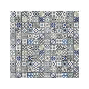 Inkjet Marble with Mesh Design Mosaic Tile