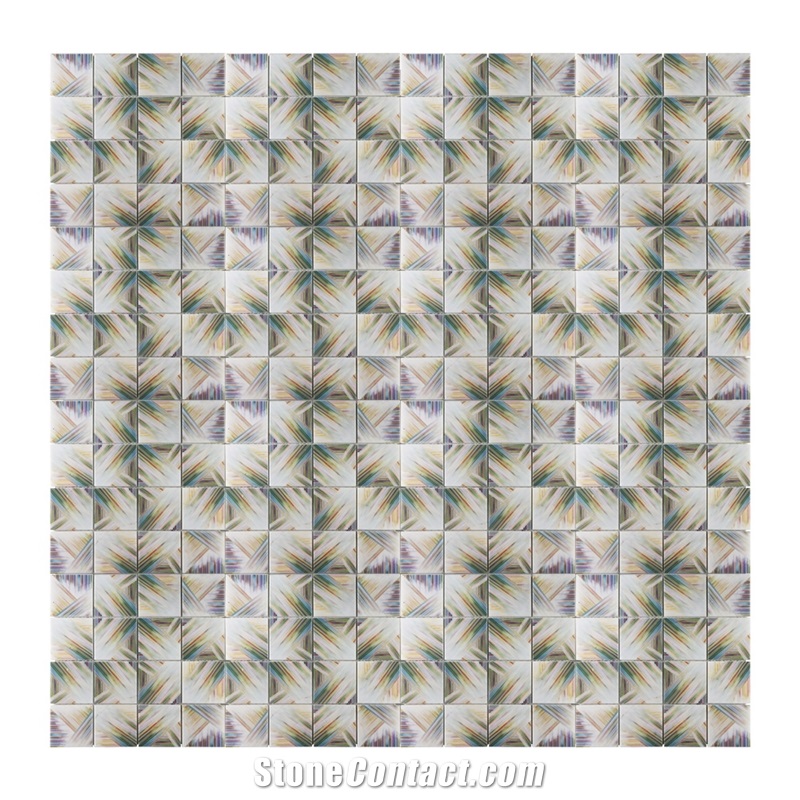 Inkjet Picture Pattern Marble Mosaic Tile