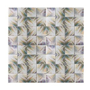 Inkjet Picture Pattern Marble Mosaic Tile