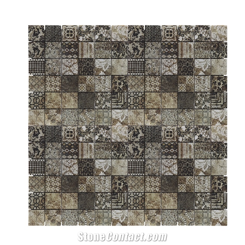 Inkjet Printing Marble Stone Mosaic Tiles