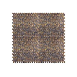 Metal Mosaic Kitchen Backsplash Tile