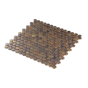 Metal Mosaic Kitchen Backsplash Tile