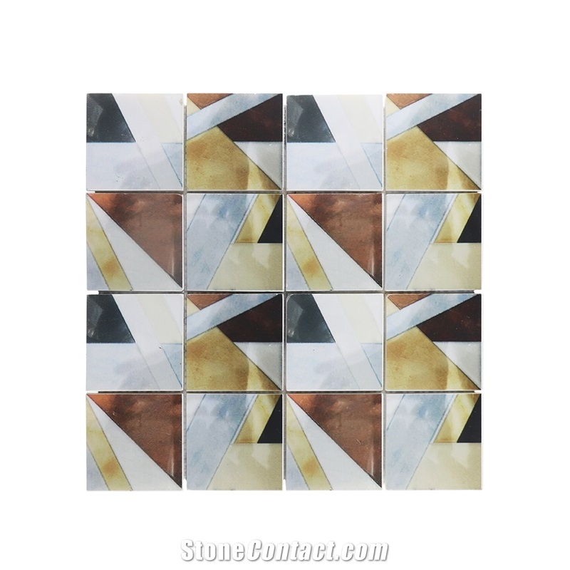 Premium Inkjet Digital Printed Marble Tile Mosaics