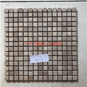 Yellow Square Parquerty Mosaic Natural Stone