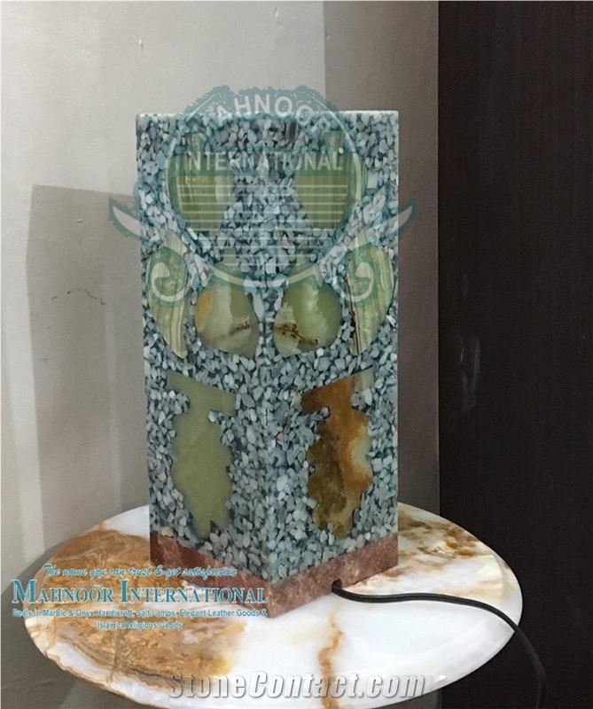 Lamps, Onyx Medium Green Stone Home Decor Products