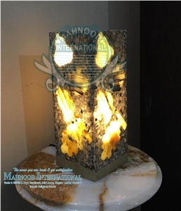 Lamps, Onyx Medium Green Stone Home Decor Products