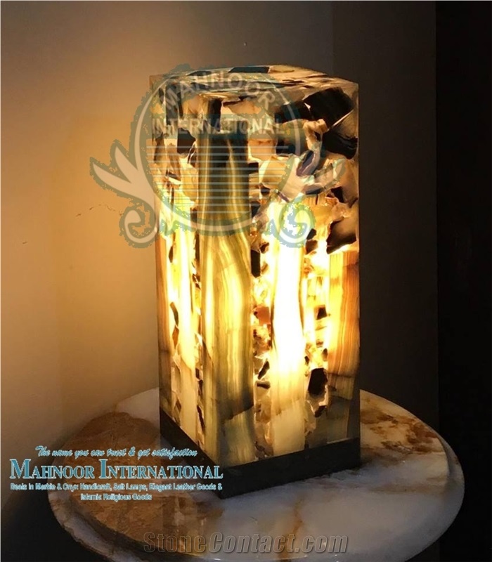 Lamps, Onyx Medium Green Stone Home Decor Products