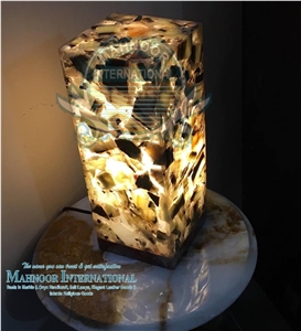 Lamps, Onyx Medium Green Stone Home Decor Products