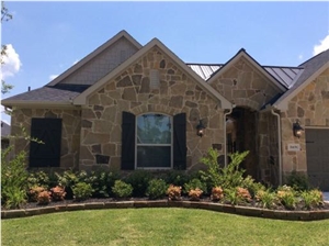 Black and Gold Wall Stone