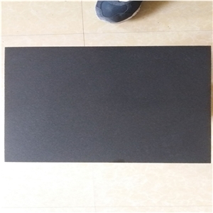 Absolute Black Granite Flooring Application Slab