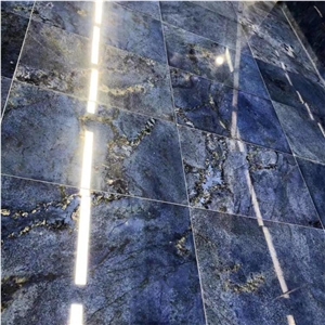 Azul Bahia Granite Feature Wall Slabs