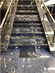 Azul Bahia Granite Feature Wall Slabs