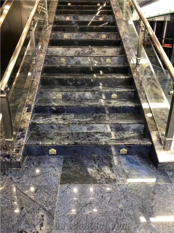 Azul Bahia Granite Flooring Slabs