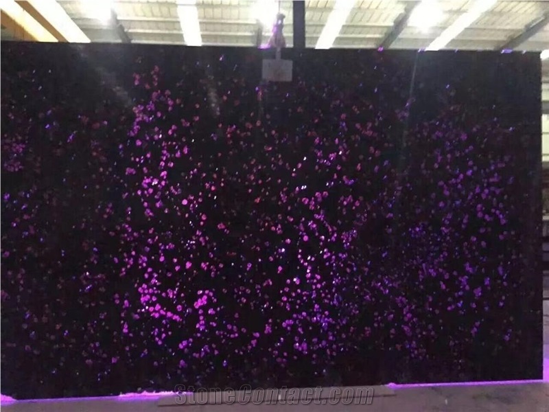 Backlit Effect Luxury Meteorus Night Rose Granite