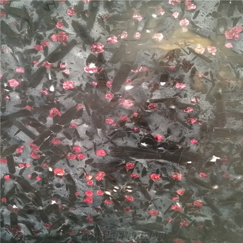 Backlit Effect Luxury Meteorus Night Rose Granite