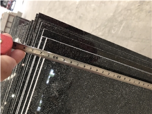 Black Polished Jet Mist Granite Tiles
