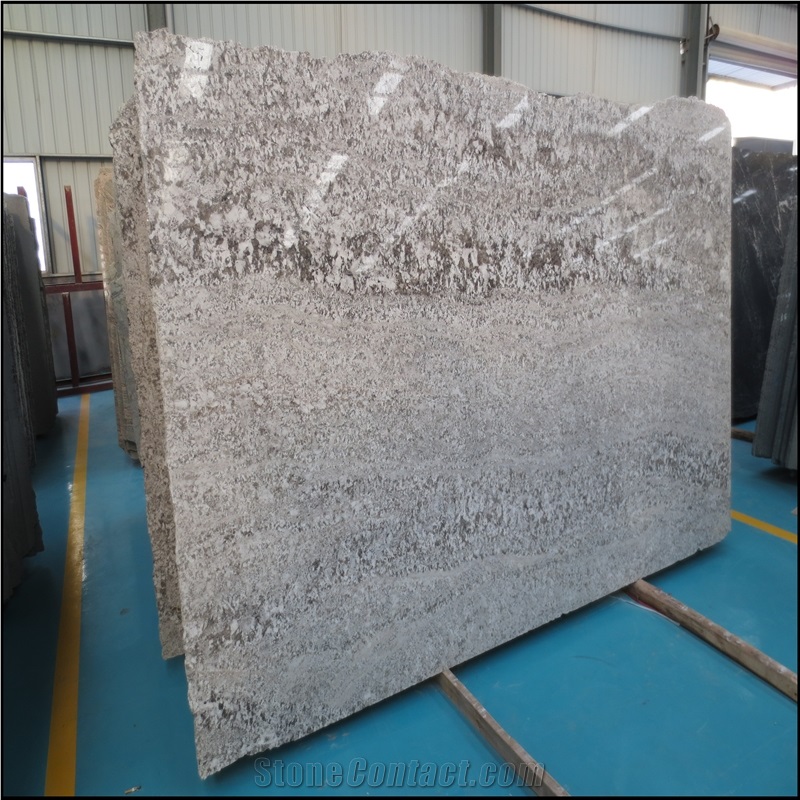 Blanco Potiguar Granite Wall Installation Slabs