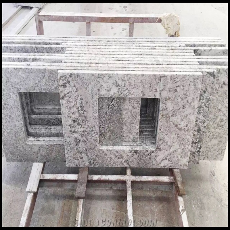 Blanco Potiguar Granite Wall Installation Slabs