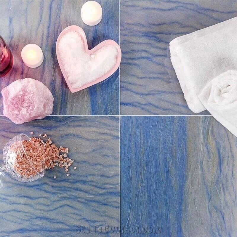 Blue Quartzite Wall and Floor Covering Slabs