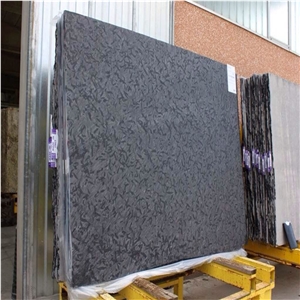 Brazil Feature Wall Black Tear Granite Slabs