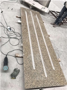Cheap Chrysanthemum Yellow Granite Paving Tiles