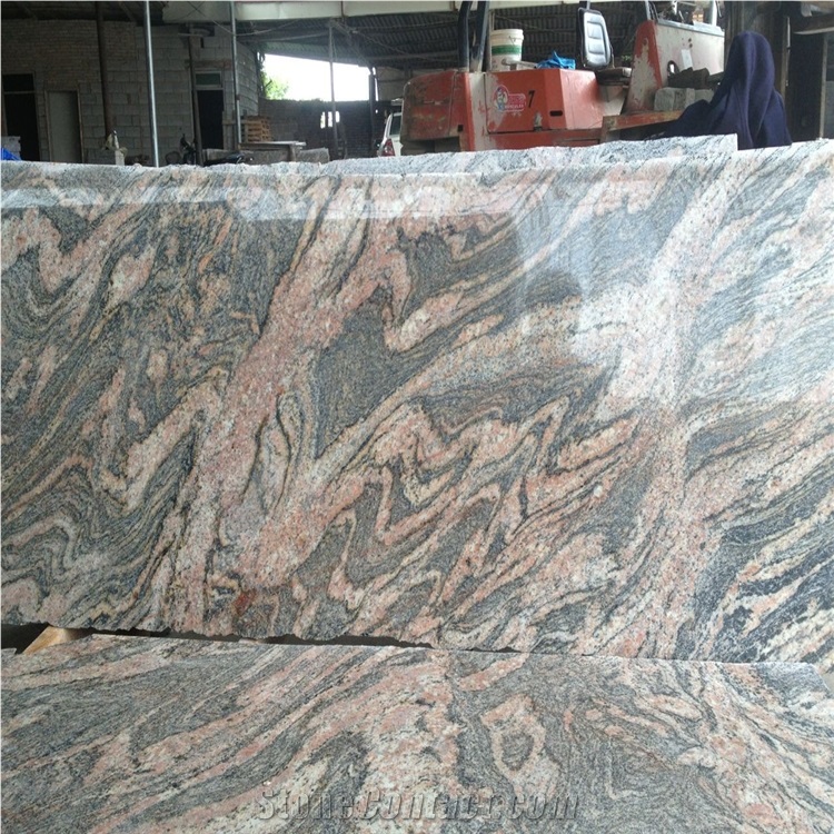 China Red Color Grey Juparana Granite