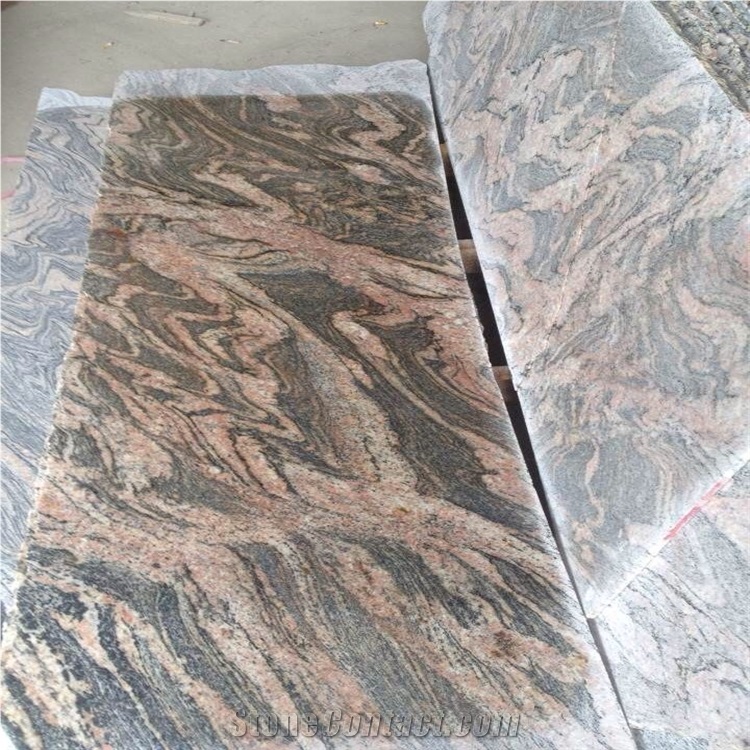China Red Color Grey Juparana Granite