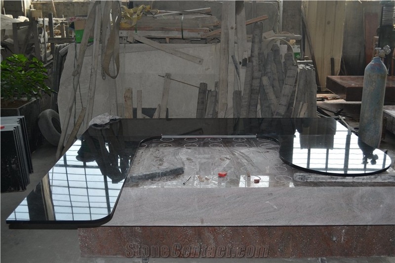 Chinese Shanxi Black Granite Work Top