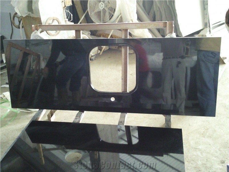 Chinese Shanxi Black Granite Work Top