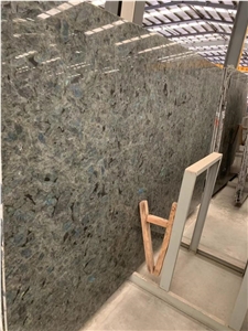 Elegant Blue Granite Labradorite Polished Slabs