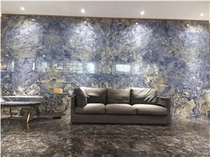 Exotic Bolivian Blue Dining Table Top