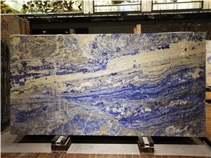 Exotic Bolivian Blue Dining Table Top