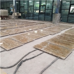 Exterior Wall Cladding Rusty Yellow Granite Tiles