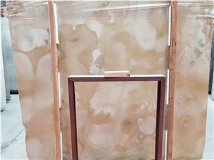 Golden Rose Beige Marble Slabs for Walling Tiles
