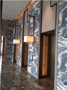 Italy Cipollino Ondulato Rosso Marble Wall Tiles