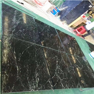 Italy Dark Green Verde Mare Marble Flooring Tiles