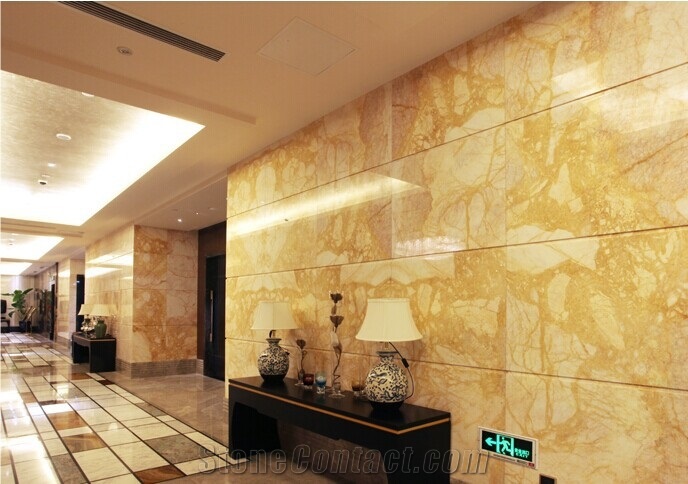 Italy Nuvolato Etrusco Siena Marble Walling Tiles