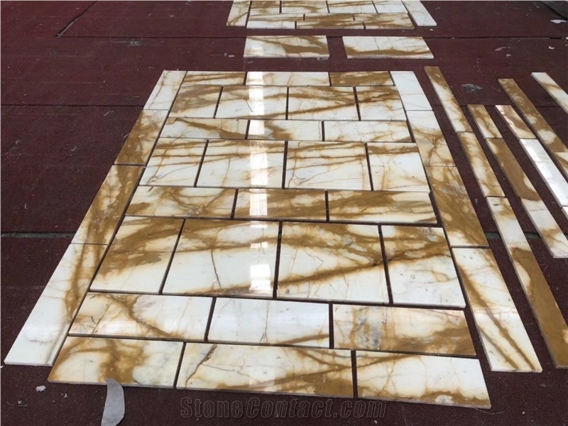 Italy Nuvolato Etrusco Siena Marble Walling Tiles